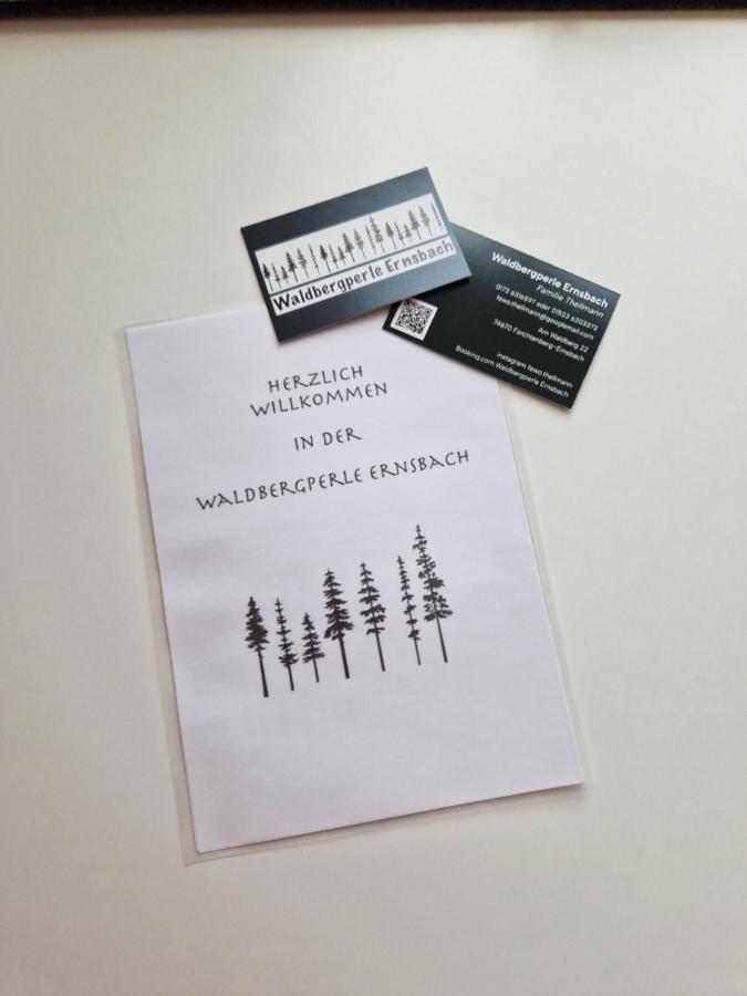 Waldbergperle Ernsbach Hotel Forchtenberg ภายนอก รูปภาพ